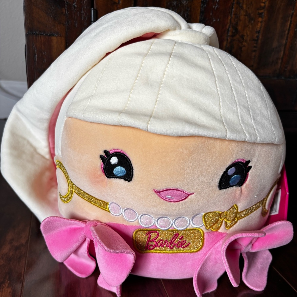 NEW Mattel Barbie Cuutopia 11” Squishy Plush Collectible Pink Bows NWT
